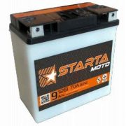 Aкумулятор 6мтс 12В/9Ah Starta (под болт)