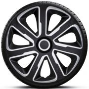 Kолпаки R15 LIVORNO CARBON SILVER&BLACK
