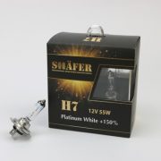 Ламп.SHAFER SL3007P H7 12V55W Platinum White+150% Duobox